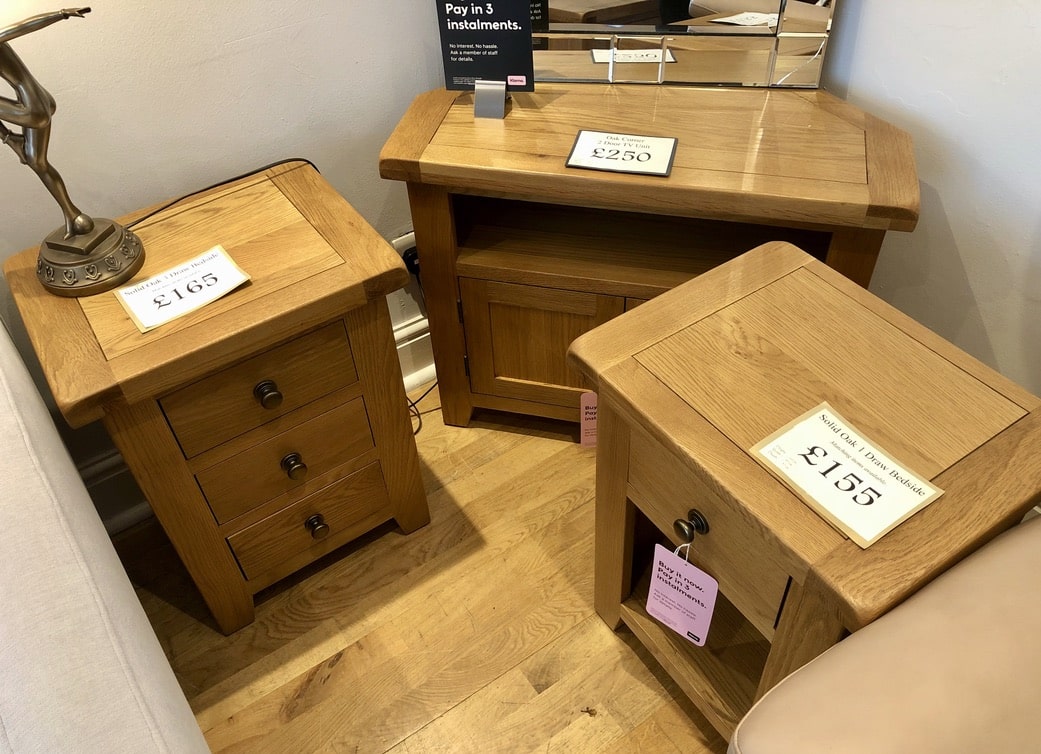 Klarna Pay Later now available at Famous Names Furniture